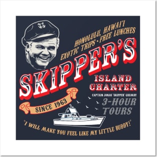 Skipper's Island Charter Gilligan's Island Posters and Art